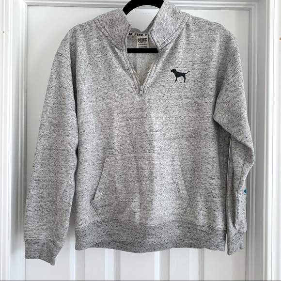 VS PINK Grey 1/4 Zip - Picture 2 of 5
